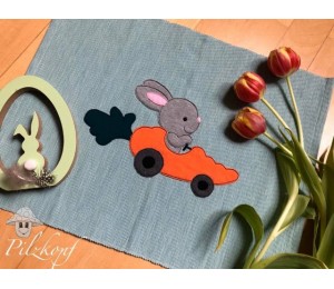 Stickdatei - Hasi Auto Fransenappli